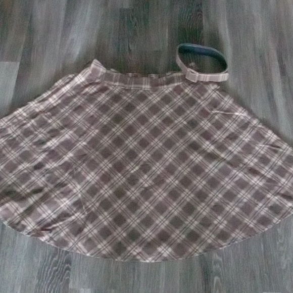 BRAND NEW NWT Brown Plaid Tartan Midi Skirt 2XL (16) - Picture 15 of 15